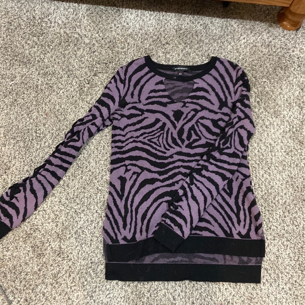 Purple sweater